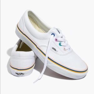 Madewell x Vans Unisex Sneakers w/ Rainbow Details